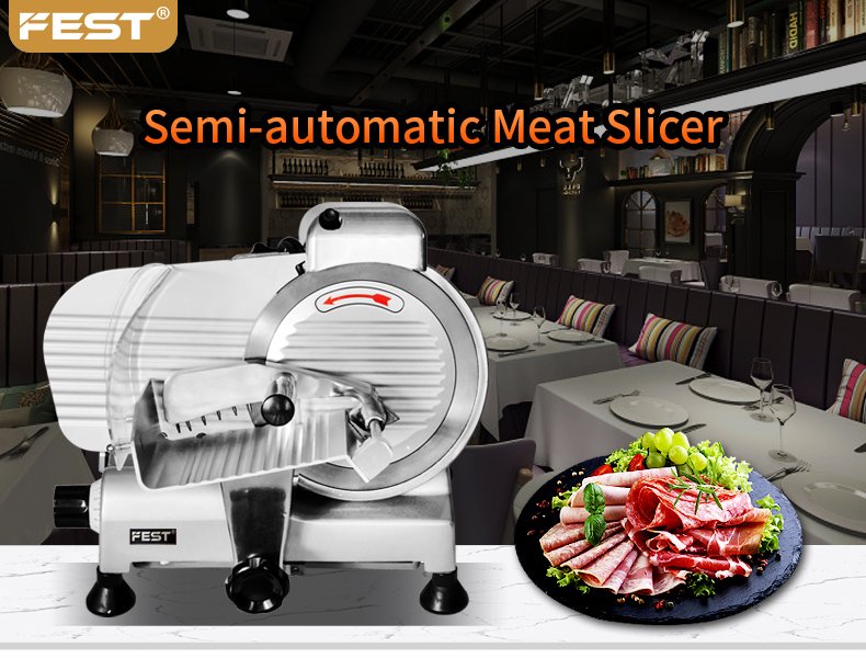 JINHZIXIU Electrical Frozen Meat Slicer Bread Mutton Food Cutting Machine  Meat Chipper Kitchen Tool Section Adjustable Control Mini Size Stainless