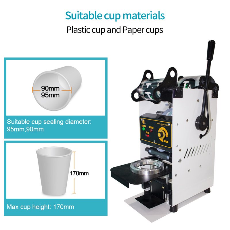 FEST manual sealer bubble tea equipment plastic cup sealer sealing
