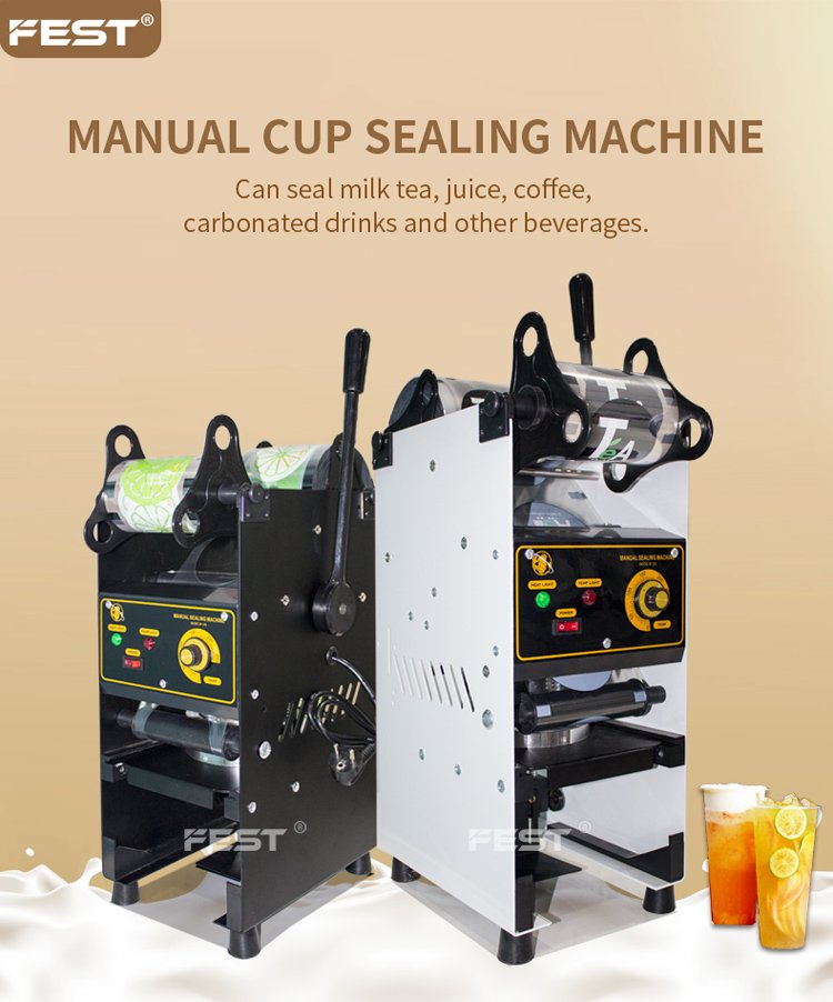 FEST manual tray sealing machine takeaway cup packaging machine