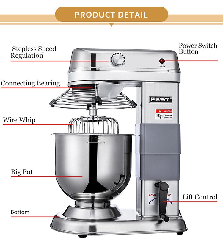 stand mixer kitchenaid stand mixer 10l commercial blender comercial bakery